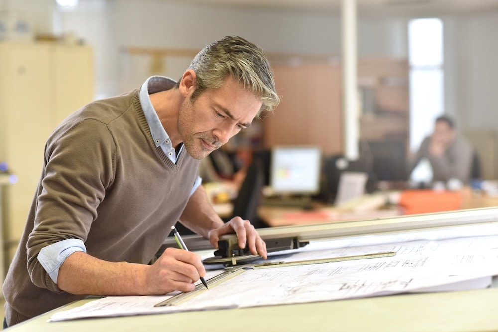 Architect drafting Architect