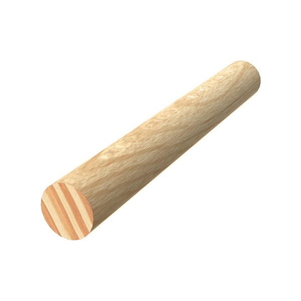 6mm Dowel Round Clear Pine