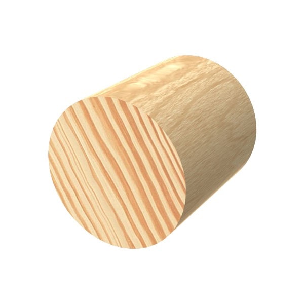 45mm Dowel Round Clear Pine