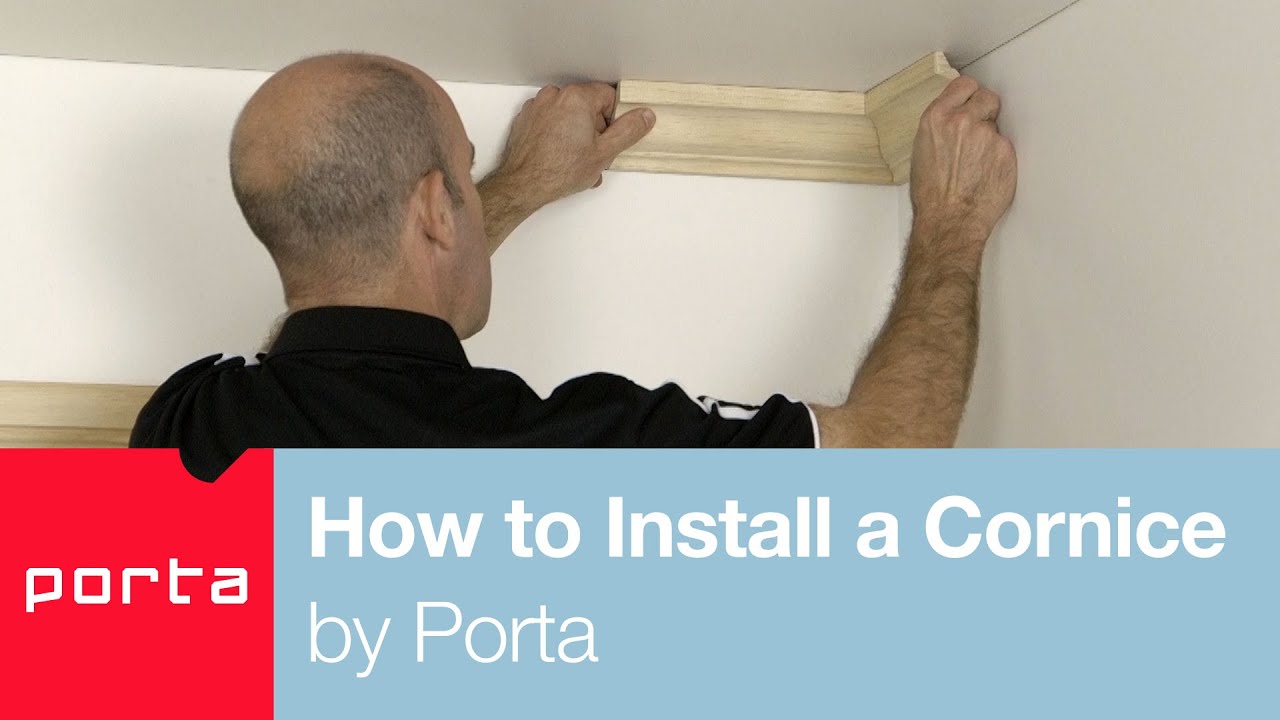 How to install cornice